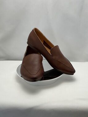 Adelina & Co Women’s 7 Calle Brown Loafer Slip-On Driving #0284